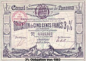 3% Obligation von 1883